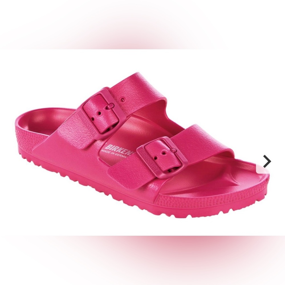Birkenstock Vibrant Pink Double Strap Sandals - Size 37 - EUC